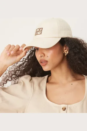 Gina Tricot Embroidery cap in beige