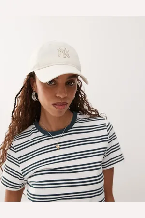 New Era NY Yankees 9twenty linen cap in beige