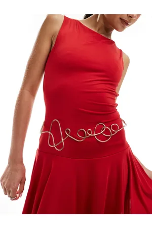 ASOS Abstract squiggle chain belt in
