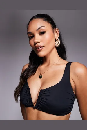 ASOS Fuller Bust Maya mix and match supportive v wire crop bikini top in