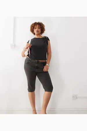 Noisy May Denim capri in washed