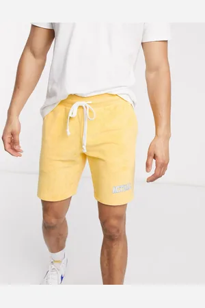 ASOS ASOS Actual slim shorts in towelling with contrast embroidery and branding logo