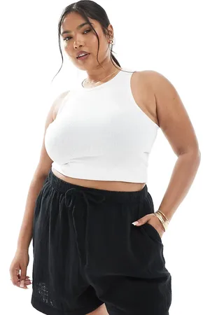 New Look New Look Curve double cloth short in