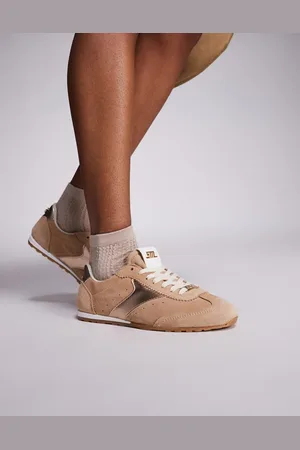 Steve Madden Fan Fav slim sole trainers in blush