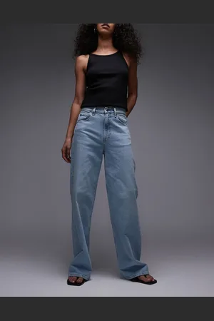 ARKET Lupine high rise wide leg jeans in light wash