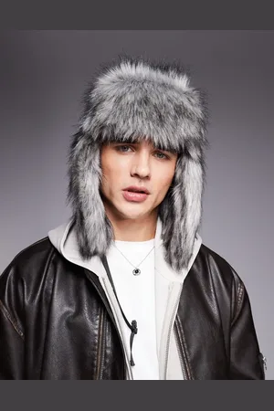 ASOS Faux fur trapper hat in