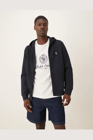 Ralph Lauren Double Knit Zip Up Hoodie in