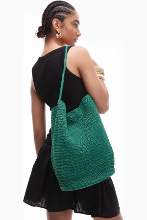 Topshop Sunny crochet shoulder bag in