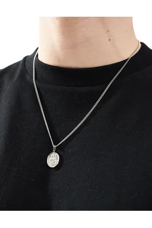 LOST SOULS Snake pendant necklace in stainless steel