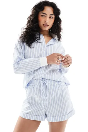 ASOS Elasticated waist co-ord short in stripe