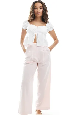 Miss Selfridge Tailored wide leg trouser in