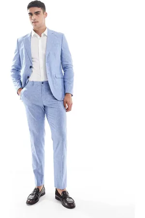 JACK & JONES Premium linen suit trousers in