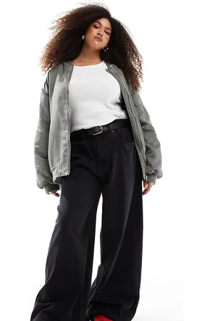 ASOS ASOS DESIGN Curve wide leg jean in