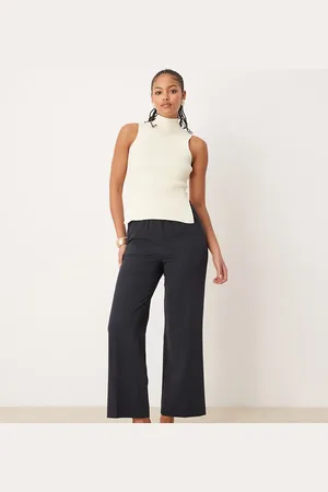 ASOS ASOS DESIGN Tall tailored pull on trousers in