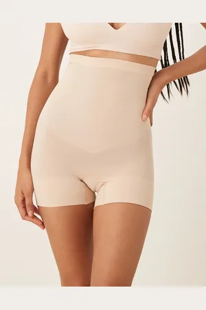 Spanx Sculpt Seamless Power high-waisted short in soft nude