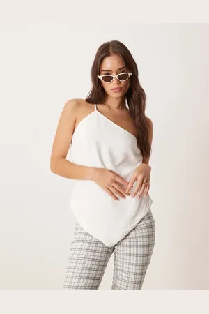 Abercrombie & Fitch Asymmetrical tie detail top in