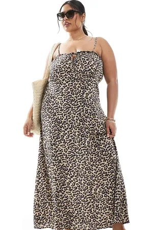 ONLY Maxi dress in animal print