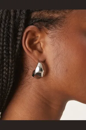 ASOS Oversized sculptural stud earrings in tone