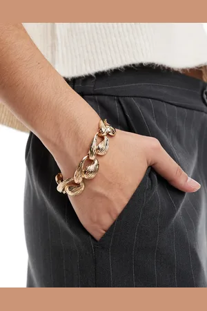 ASOS Bracelet with teardrop detail in tone