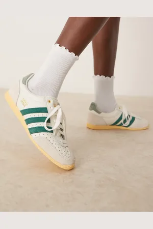 adidas Japan trainers in and green
