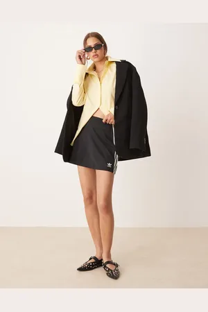 adidas Three stripe mini skirt in