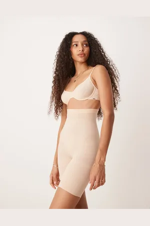 Spanx Sculpt Seamless Power high-waisted short in beige
