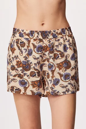 Hunkemöller Ženy Župany - Dámské pyžamové šortky Paisley
