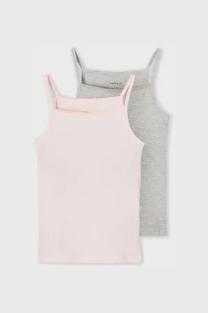 NAME IT 2PACK dívčích tílek Strap 122/128