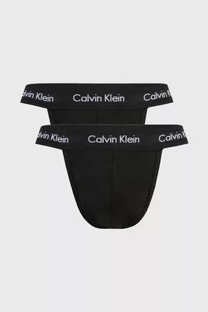 Calvin Klein Muži Spodní prádlo - 2PACK Tanga Cotton stretch L