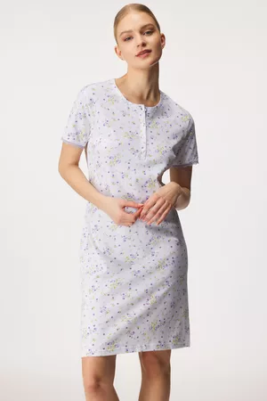 Cotonella Ženy Košilky - Bavlněná noční košile Rosa krátká XL