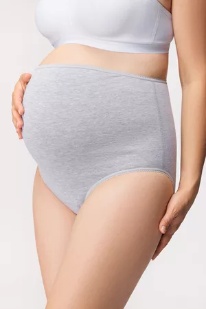 Mitex Ženy Podprsenky - 2PACK Těhotenské kalhotky Mama Belly vyšší L