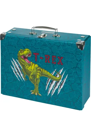 Baagl Skládací školní kufřík T-REX s kováním