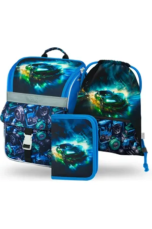 Baagl Školní set Zippy Závodní auto