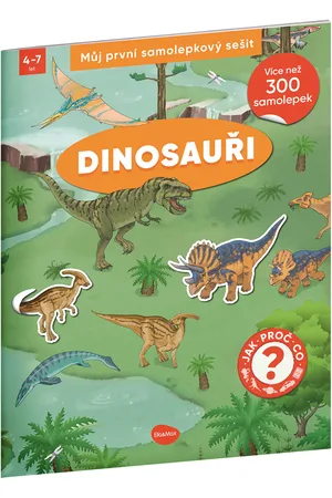ELLA & MAX Můj první samolepkový sešit – DINOSAUŘI