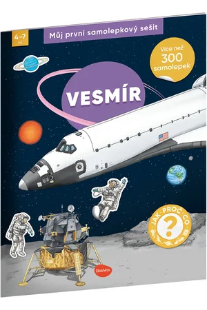ELLA & MAX Můj první samolepkový sešit – VESMÍR