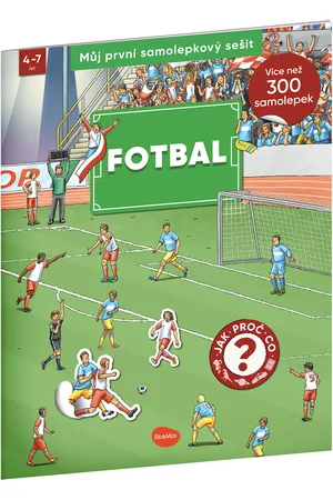 ELLA & MAX Můj první samolepkový sešit – FOTBAL