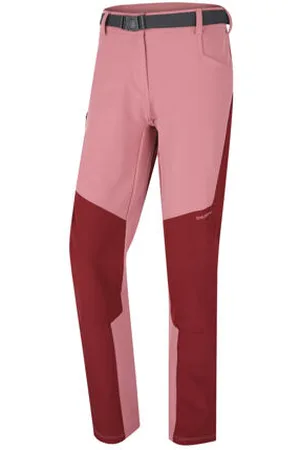 HUSKY Dámské outdoor kalhoty Keiry L bordo/pink velikost XS