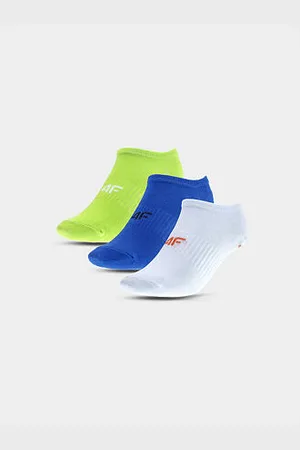 4F Chlapecké kotníkové ponožky casual 3-Pack velikost 32-35