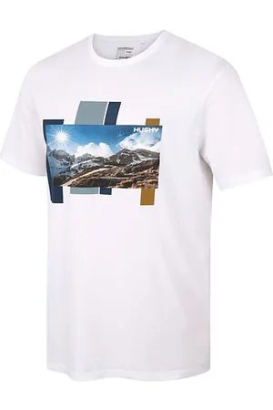 HUSKY Pánské bavlněné triko Tee Skyline velikost L