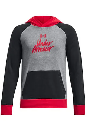 Under Armour Chlapecká mikina Rival Fleece Script velikost YL