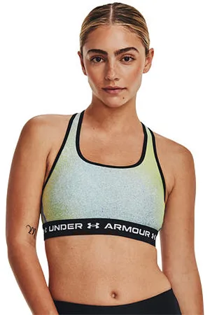 Under Armour Dámská sportovní kompresní podprsenka Under Amour Crossback Mid Print velikost L