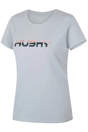 HUSKY Dámské bavlněné triko Tee Wild L light grey velikost XXL