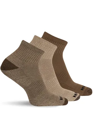 Merrell Unisex ponožky MEA33505Q3B2 OLAST WOOL EVERYDAY QUARTER (3 packs) velikost S/M