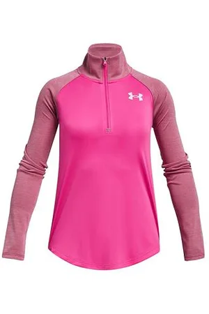 Under Armour Dívčí tričko Tech Graphic 1/2 Zip velikost YL