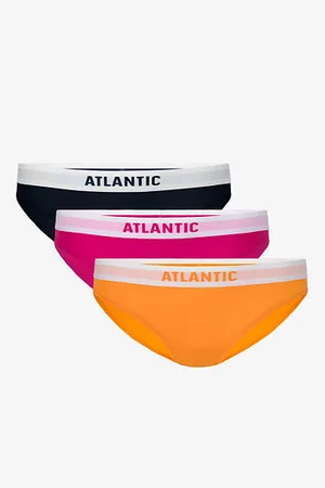 ATLANTIC Dámské kalhotky Bikini 3-Pack velikost XL