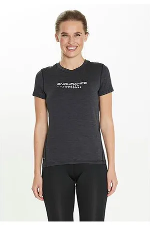 Endurance Dámské sportovní tričko Wange W Melange S/S Tee velikost 40