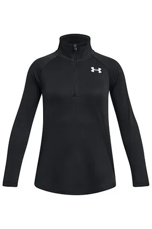 Under Armour Dívčí tričko Tech Graphic 1/2 Zip velikost YL