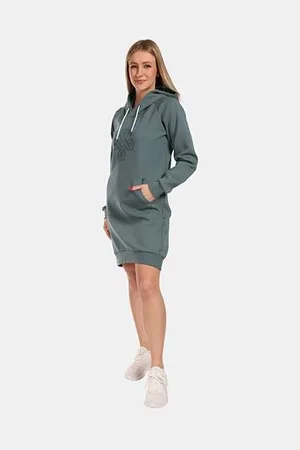 Kilpi Dámské sportovní šaty HEYDEN-W Khaki velikost 38