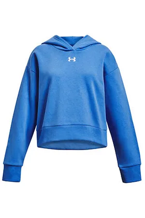 Under Armour Dívčí mikina Rival Fleece Crop Hoodie velikost YM
