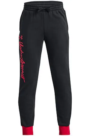 Under Armour Chlapecké tepláky Rival Fleece Script Joggers velikost YL